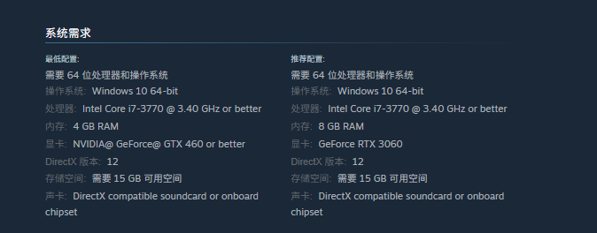 《无法成眠的伊达键》配置要求详解