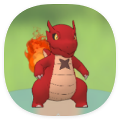 口袋新旅途火属性炎炎龙进化链：从顽皮幼龙到荒野霸主(图2)