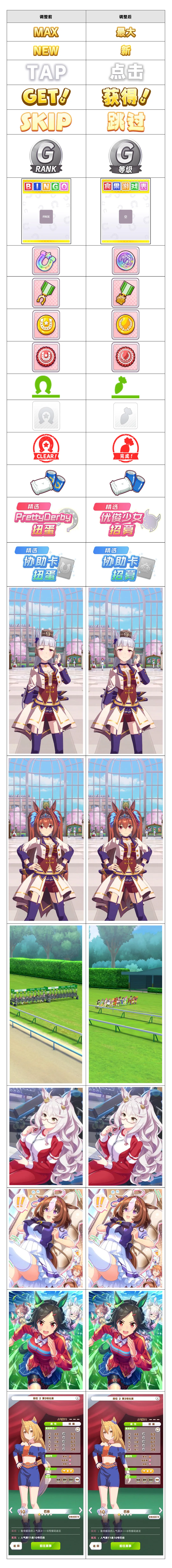 闪耀优俊少女国服复活版和谐改动一览(图1)