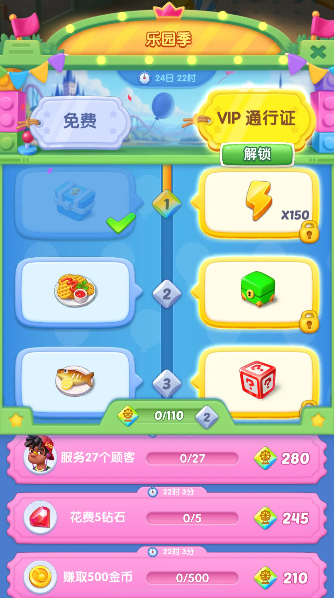 浪漫餐厅嗨皮乐园季活动玩法奖励一览(图2)
