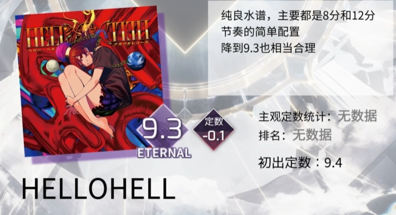 Arcaea定数表：歌曲难度的量化指南