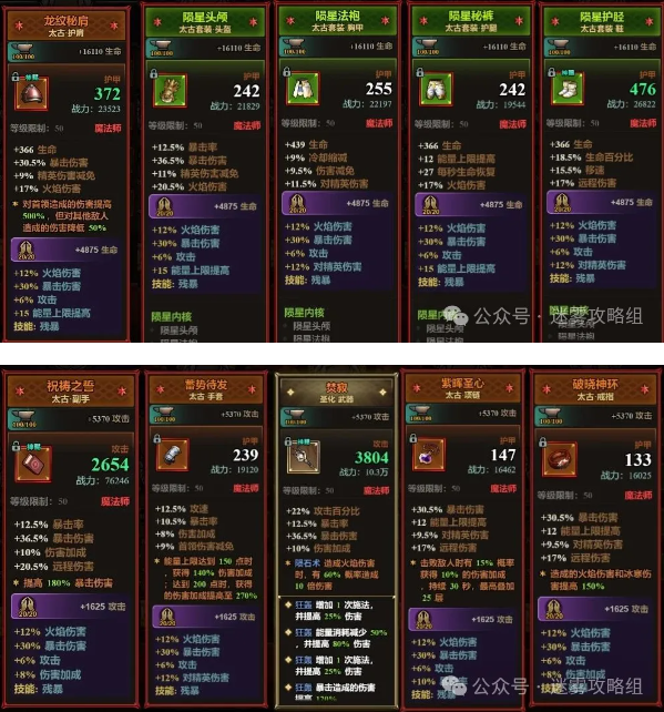 迷雾大陆S7法师火陨石流派深度攻略(图2)