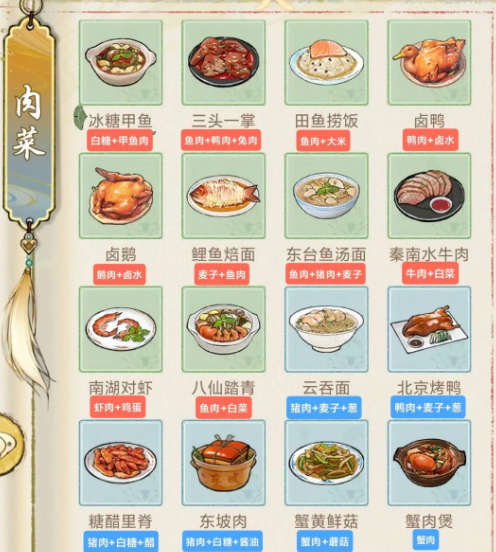 《华夏千秋》菜谱大全：解锁沉浸式烹饪体验(图2)