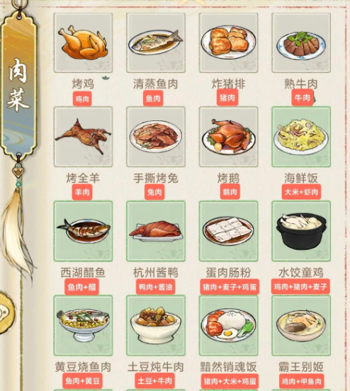 《华夏千秋》菜谱大全：解锁沉浸式烹饪体验(图3)