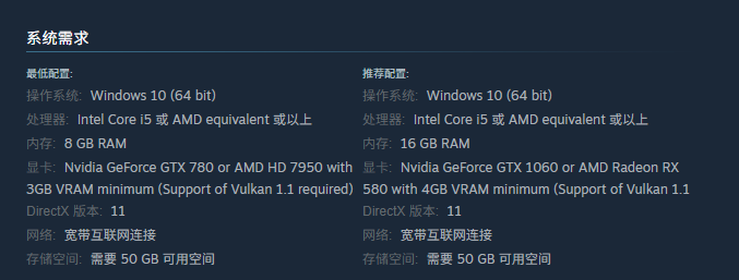 《极速营救》游戏配置要求详解