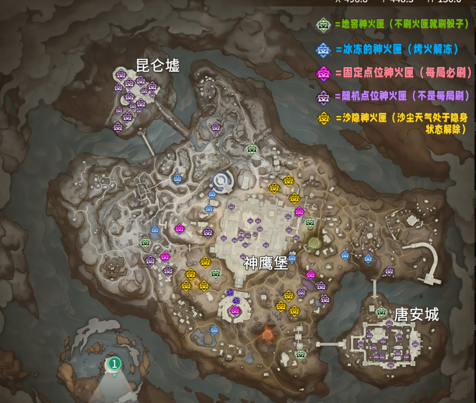 《永劫无间》摸金模式神火匣点位攻略