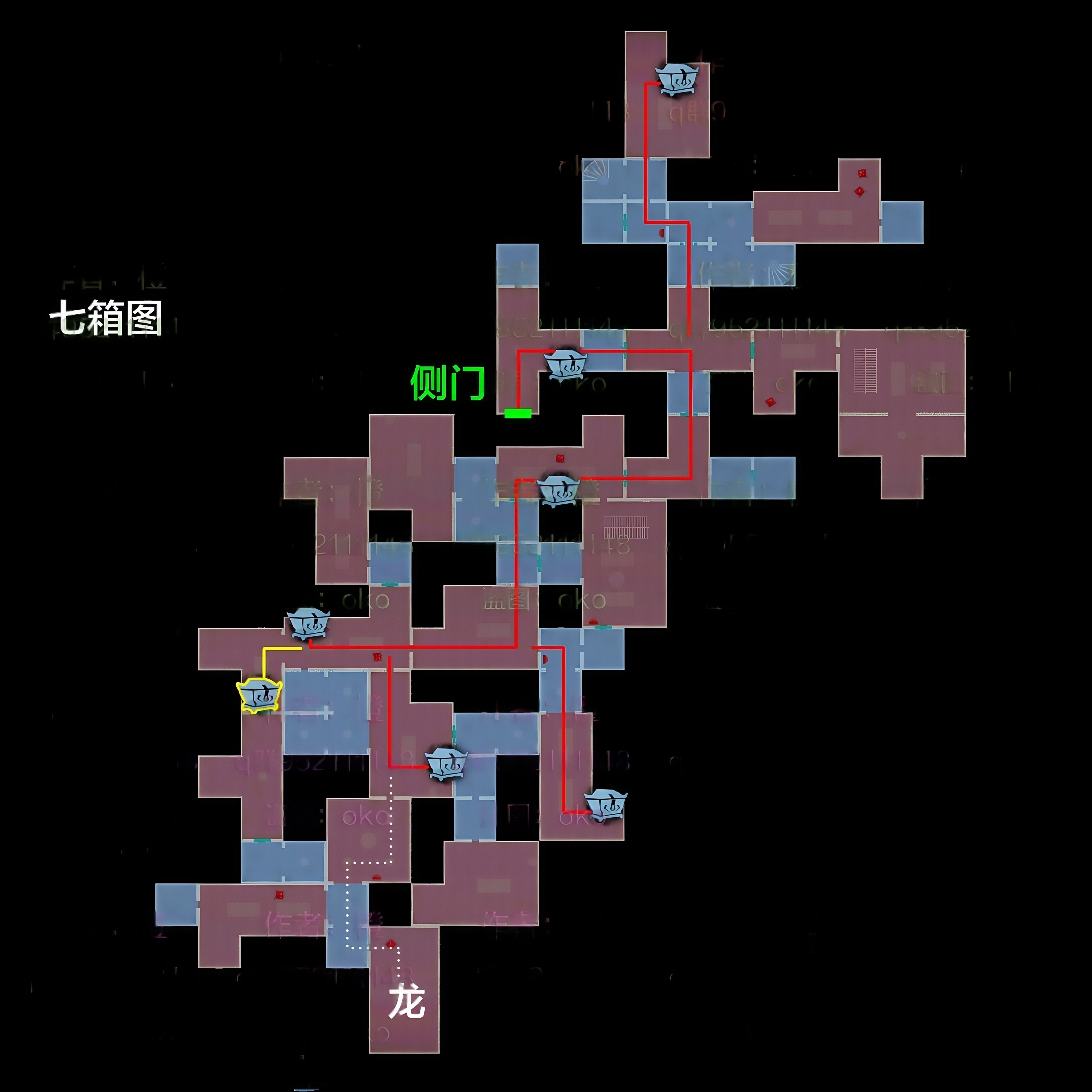超自然行动组精绝古城极限┣型全地图小抄(图3)