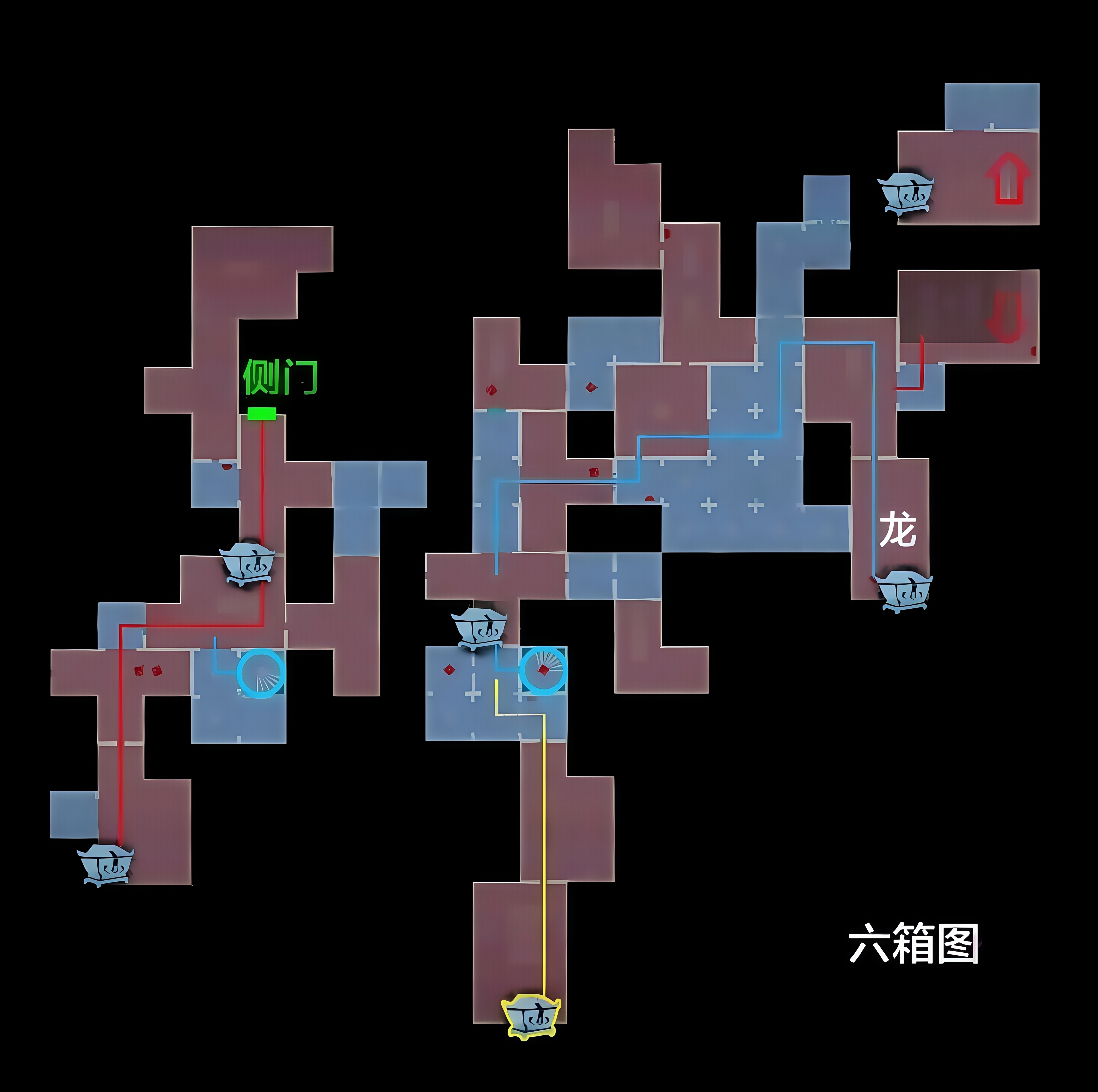 超自然行动组精绝古城极限┣型全地图小抄(图2)