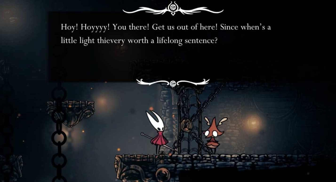 空洞骑士丝之歌小偷格林德尔位置：1步救出，解锁情报商店！