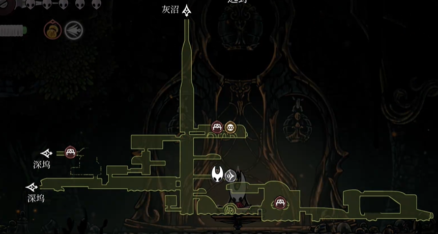 《空洞骑士丝之歌》灰沼钟心镇地图获取全攻略