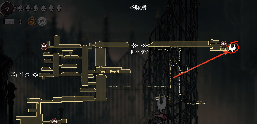 空洞骑士丝之歌:第二颗丝之心获取指南(图1) 空洞骑士丝之歌:第二颗丝之心获取指南(图1)