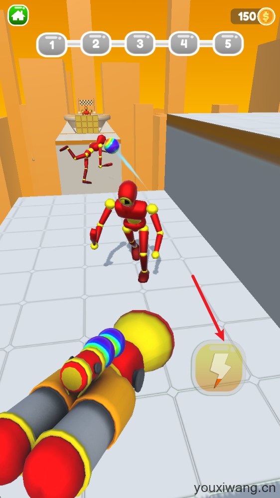 把它们全部击倒(图5)